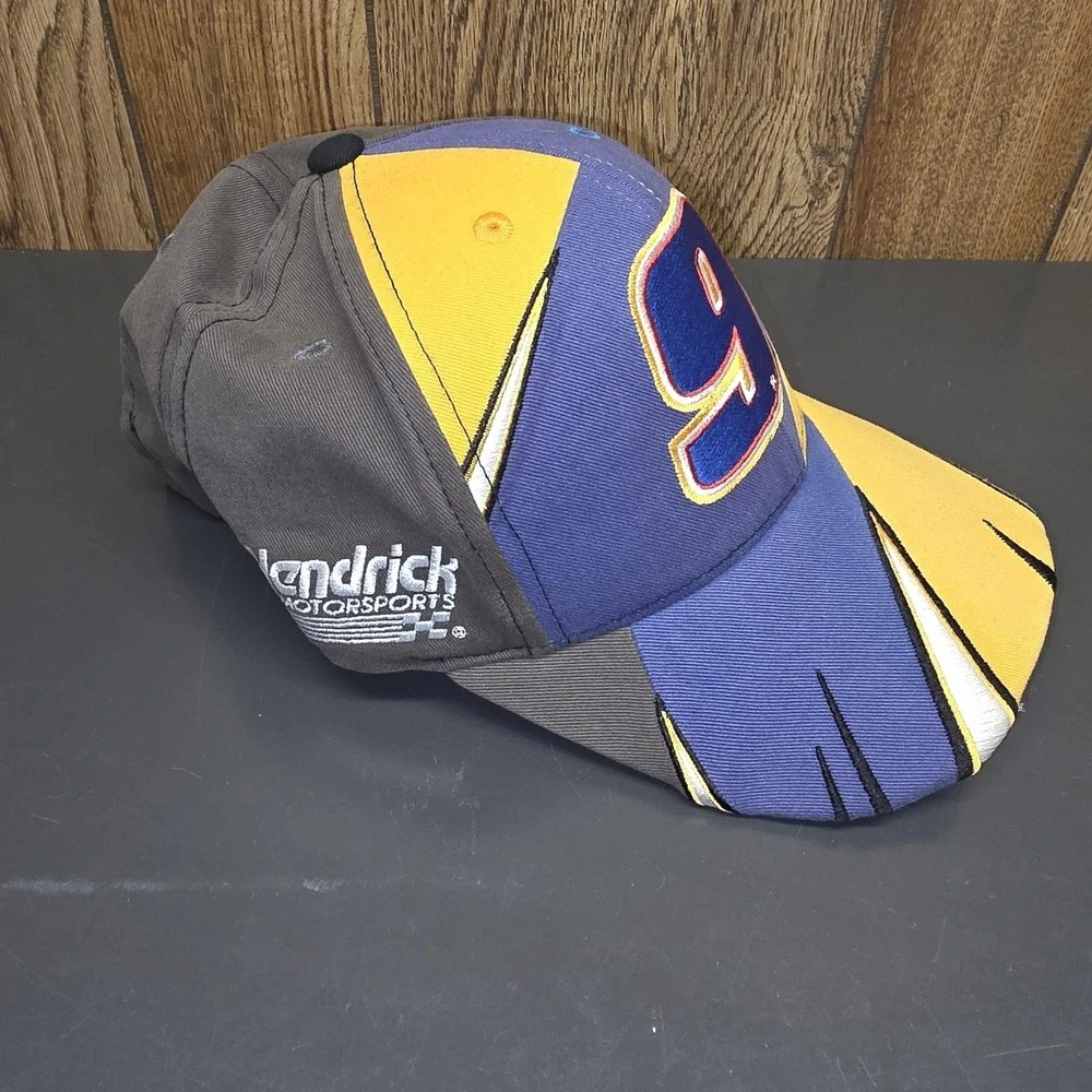 Hendrick Motorsports Hat Cap Strap Back Mens One Size NASCAR Racing 9 Blue